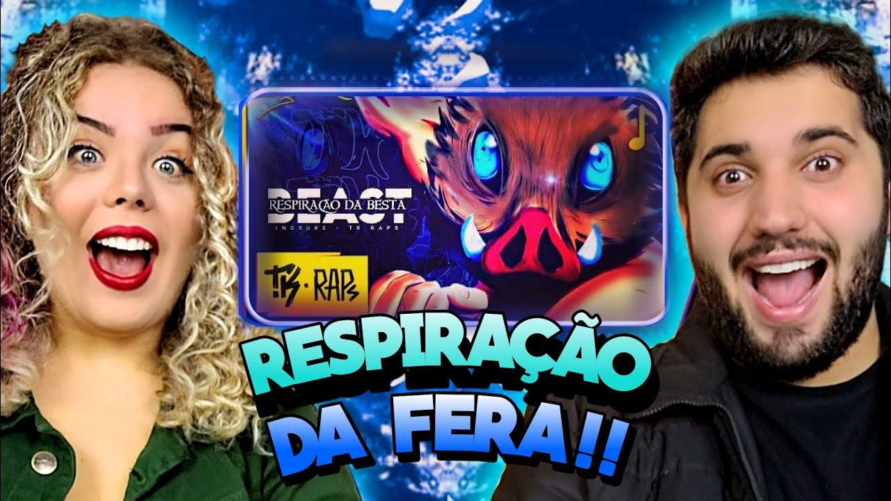 REACT - Respiração da Besta | Inosuke Hashibira | (Kimetsu no Yaiba) | TK RAPS
