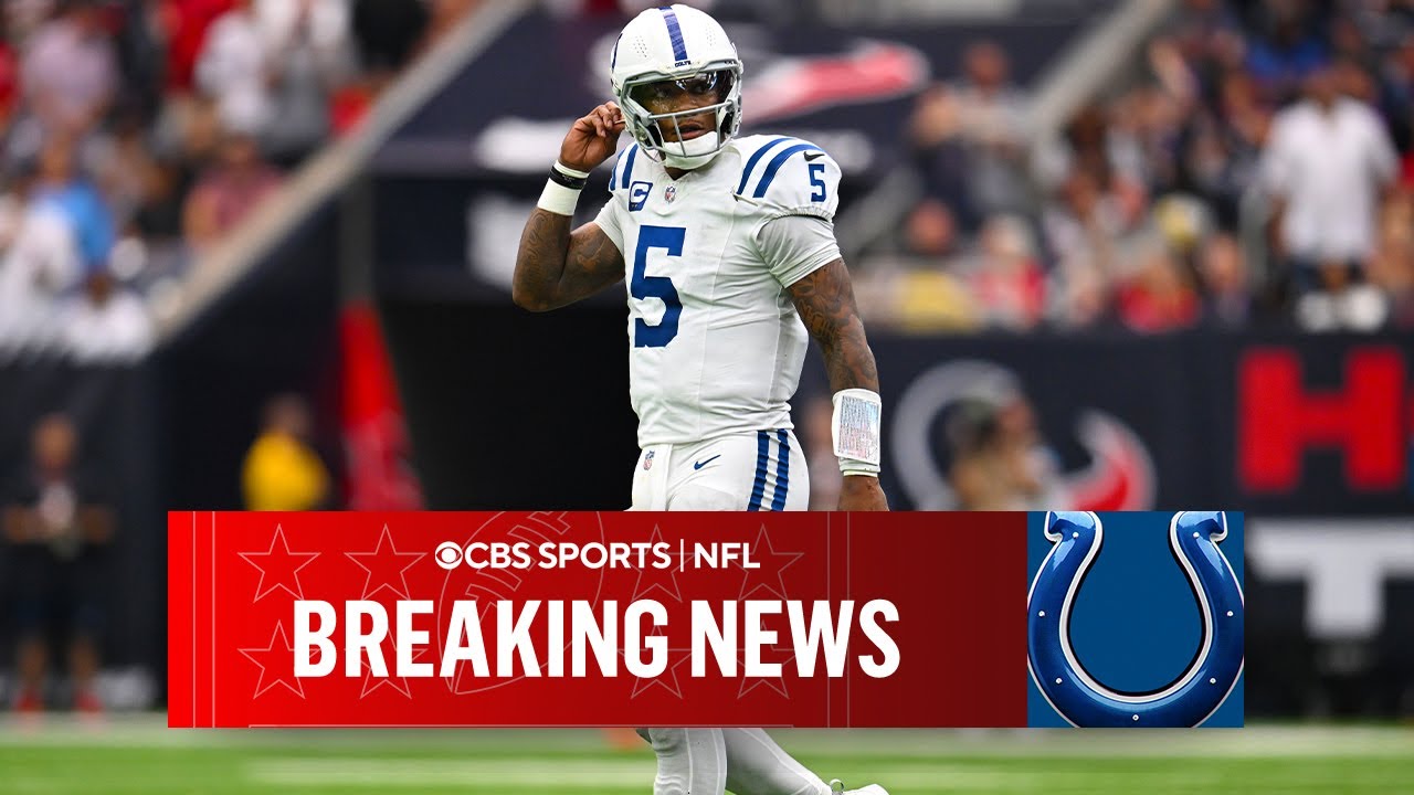 Colts name Anthony Richardson starting QB for Week 11 | Breaking News