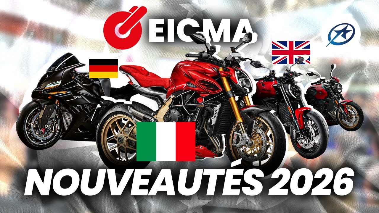 EICMA Nouveaut&eacute;s 2026 (2/3) - Tour des stands europ&eacute;ens