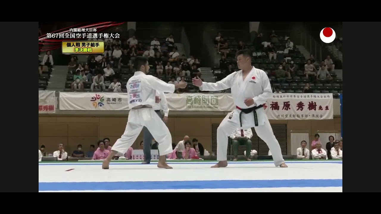 Igarashi Sensei 67th JKA All Japan Karate Championship 2025 ||Kumite || semifinal 1st match ||