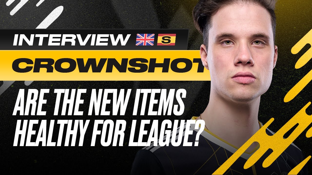 Crownshot on the polarized opinions around Vitality, the state of the bot lane and the new items