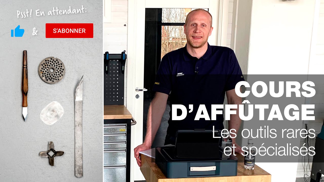 Affûter des outils rares et spécialisés | Partie 18 | Cours d'affûtage Tormek en direct