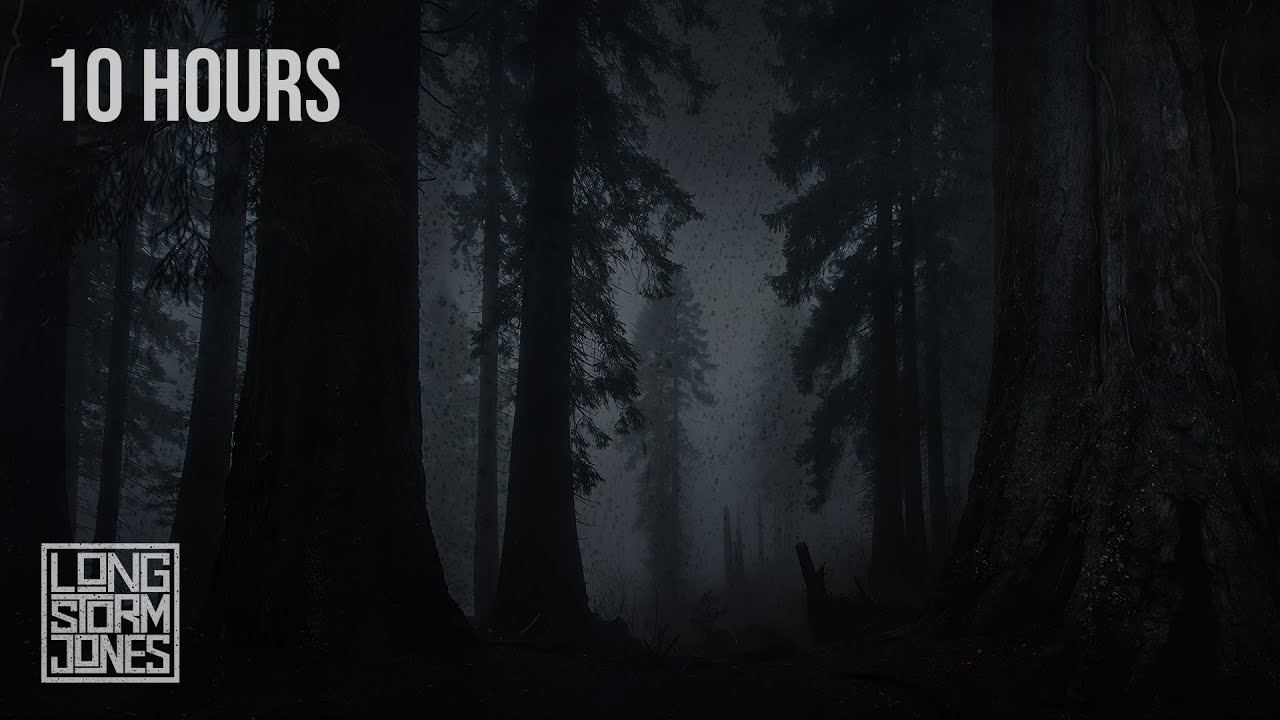 Hollow Pines North — Wind, Rain & Rolling Thunder Through the Dark Forest | 10 HOURS