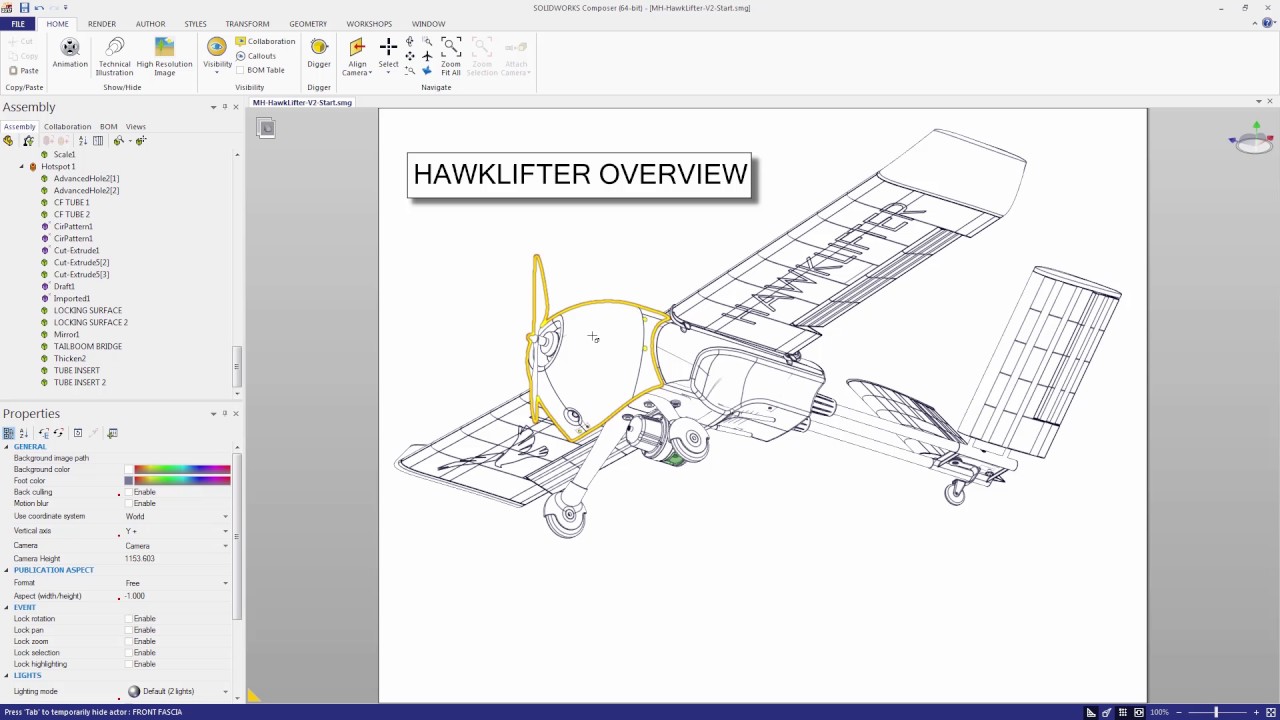 SOLIDWORKS Composer: Interactive SVG's