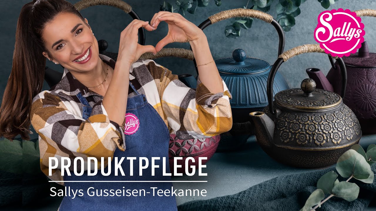Gusseisen Teekannen - Anwendung, Reinigung und Pflege