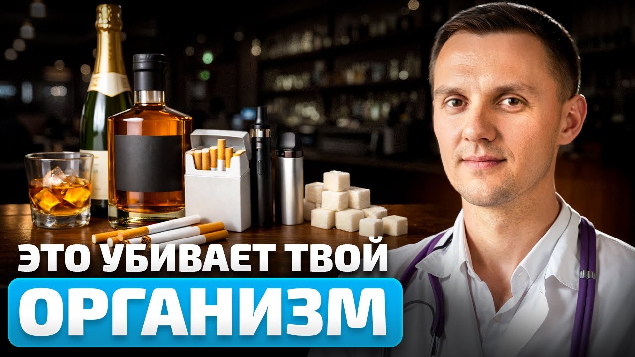 Это САМЫЙ большой МИФ о вредных привычках! Какие зависимости БЕЗОПАСНЫ для здоровья?!