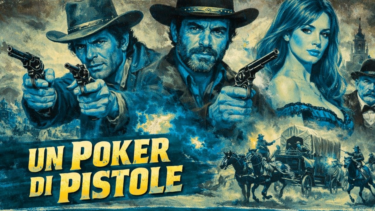 4K/UHD | George Hilton in POKER WITH PISTOLS | Classic Spaghetti Western