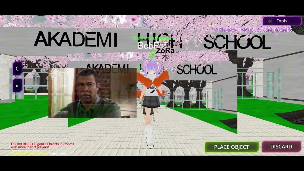 Playing school girl A.I}first ever video oh my god