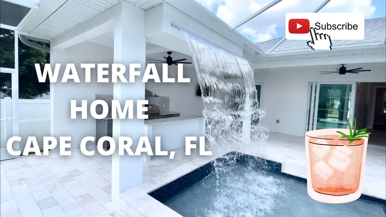 NEW CONSTRUCTION WATERFALL HOME | Cape Coral, Fl