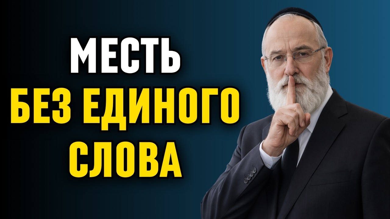 Самый умный способ уничтожить тех, кто причинил вам боль — не говоря ни слова | Еврейская мудрость