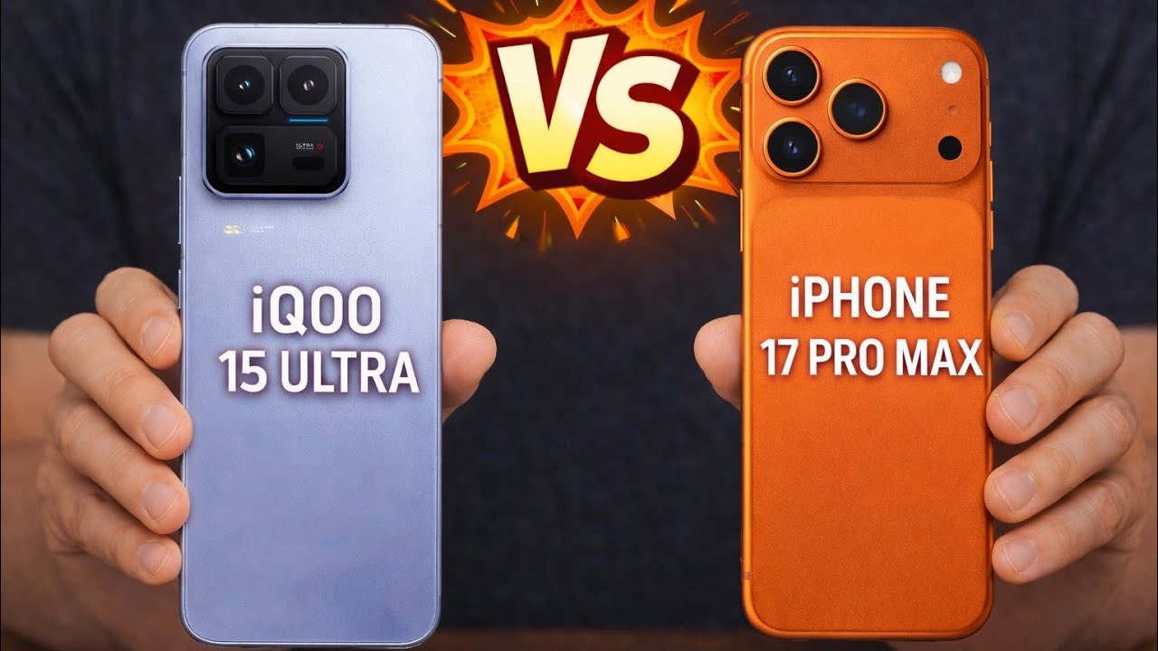 Camera, Gaming, Battery! iQOO 15 Ultra Vs iPhone 17 Pro Max – WHO WINS? 🏆😱