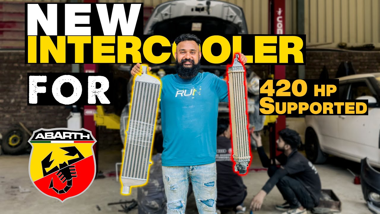 Upgrading New Intercooler in Abarth Punto | 420 HP supported | Dragstar MotoVlogs |