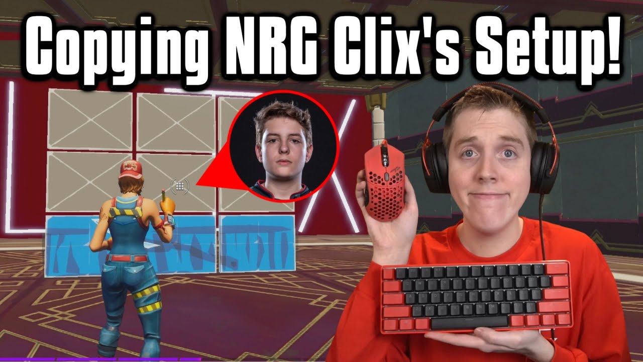 Trying NRG Clix's Setup In Arena! - Fortnite Battle Royale