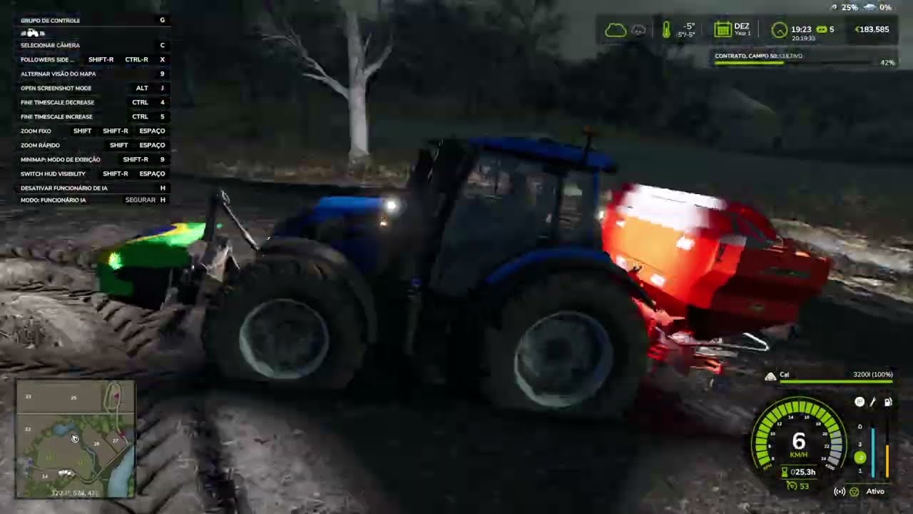 NOVOS TESTES NO CAMPO - Farming Simulator 25