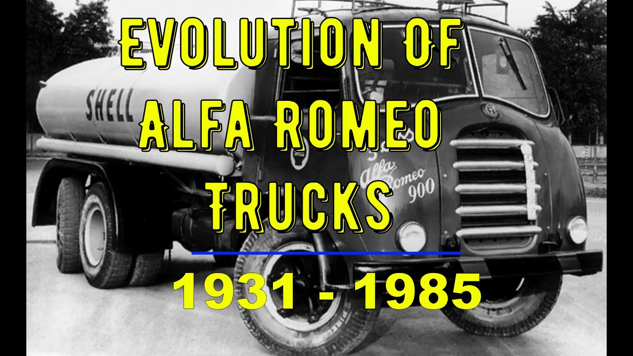 Evolution Of Alfa Romeo Trucks 1931 - 1985