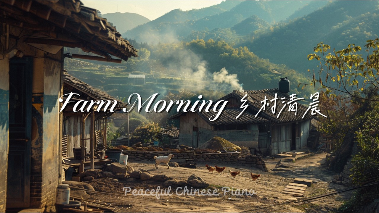 Farm Morning | 乡村清晨 – Peaceful Chinese Piano for Relaxation & Study (3 Hours)