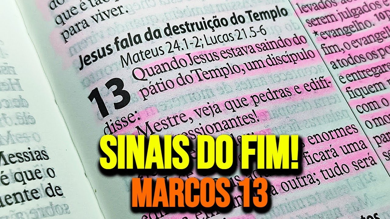 Jesus Revelou o Futuro em Marcos 13!