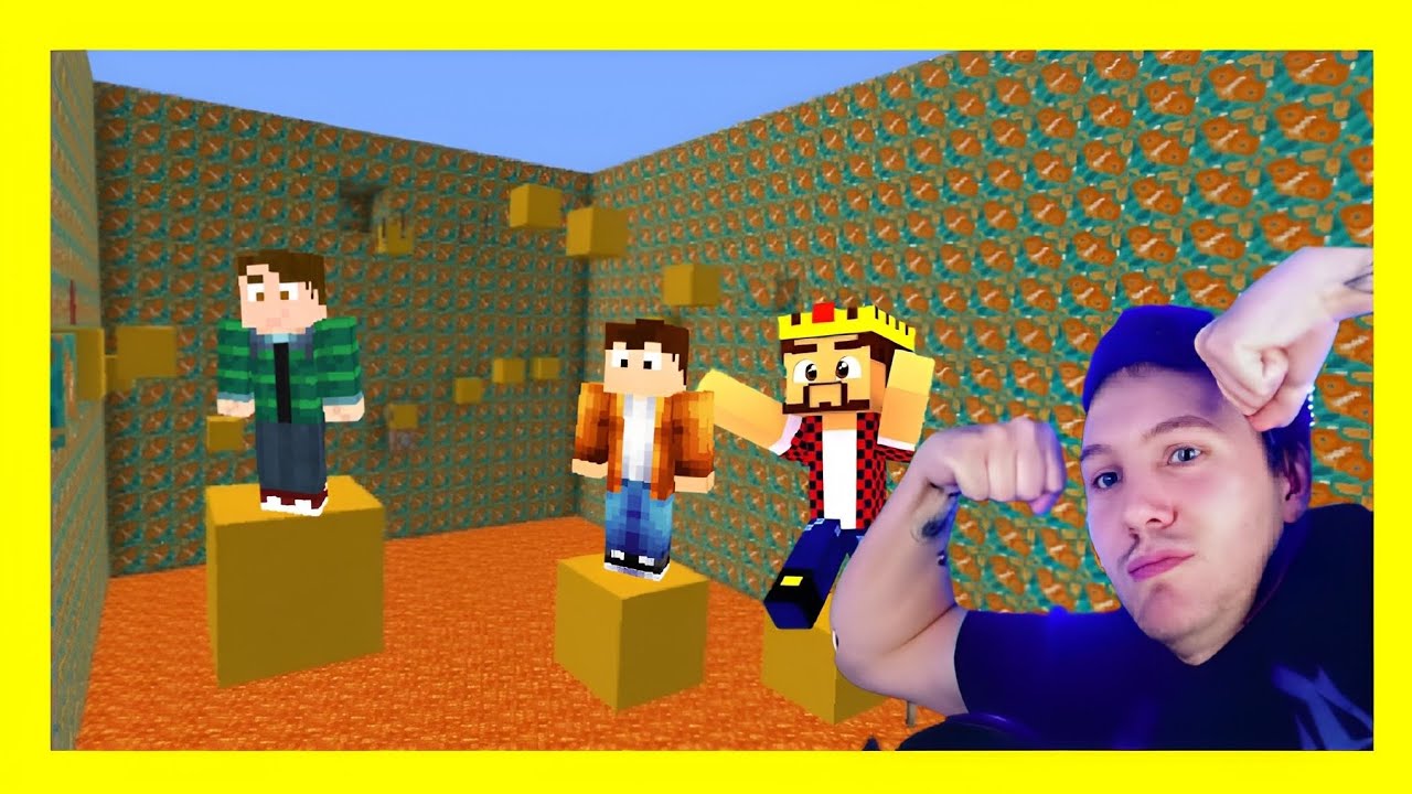 АИД, ХЭЛД И СМЕЙЛ В ИГРЕ НА ВЫБЫВАНИЕ Minecraft Ultimate Knockout (Нарезка со стрима Аида)