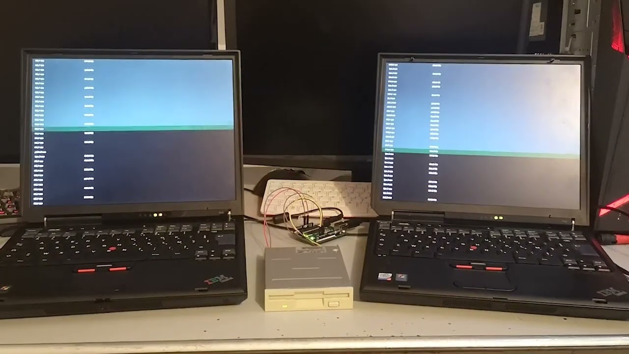 UNDERTALE - Metal Crusher (played on two IBM ThinkPads and a floppy drive)