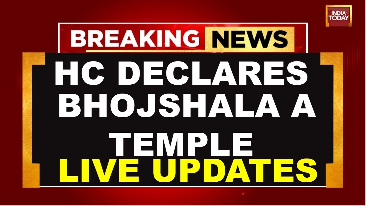 Bhojshala Verdict News Live: Big Win For Hindu Side In Bhojshala Case  | India Today Live News