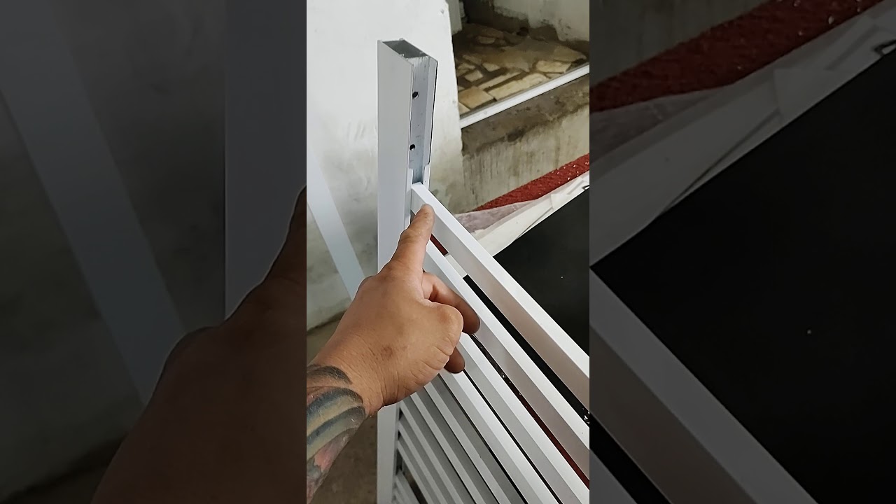 👉👉APRENDA A FAZER PORTÃO DE ALUMÍNIO COM SOBRAS. PORTAO TIPO BRiSE. DESSA FORMA VOCÊ NUNCA VIU🤔🤔