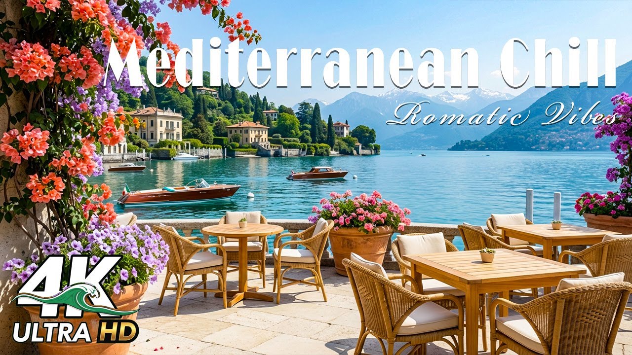 🎶 Chill Mediterranean Dream 🌊🎶 2+ Hours of Relaxing Italian Music & Dreamy Coast Views 🌊