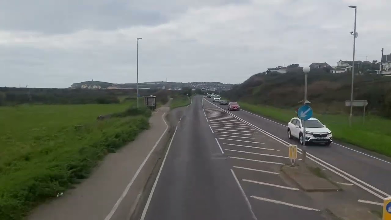 Going past Bip and Tide Mills on a Stagecoach Service