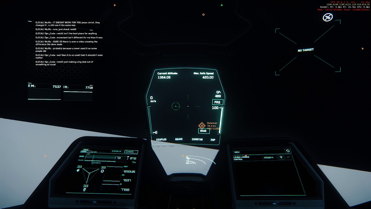 Fallos graves en gr&aacute;ficos en Star Citizen PTU 3.1.0