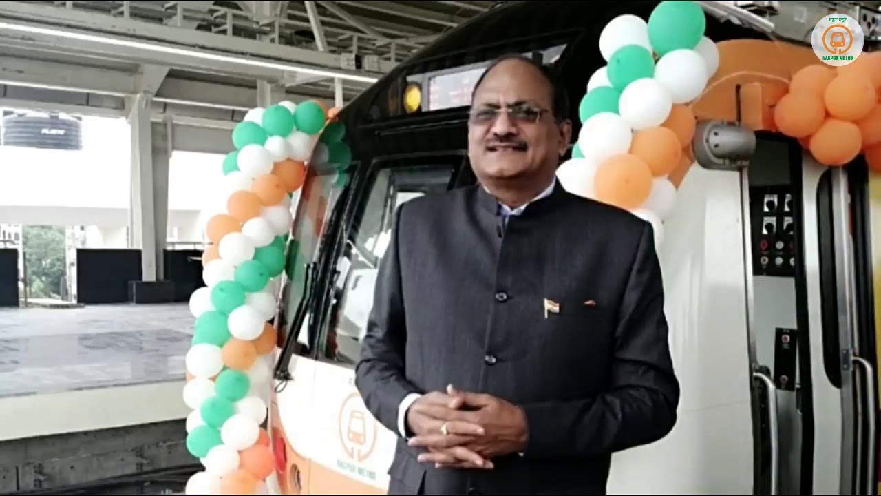 Nagpur Metro started first ever Trial Run in the Reach 3