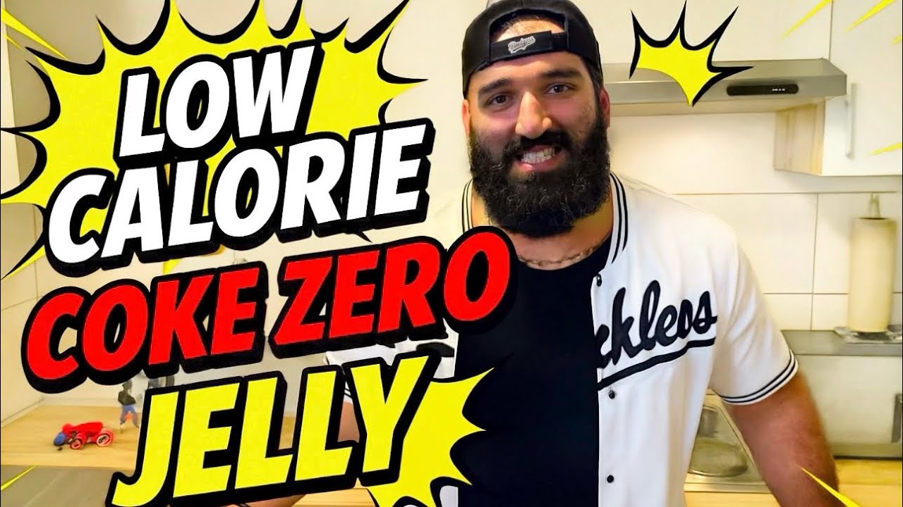 Mega low calories and no sugar dessert, I made jelly from Coke Zero