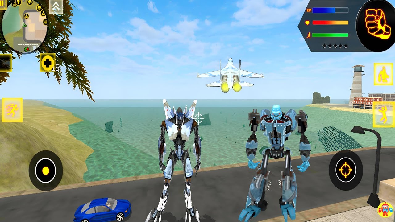 Süper Kahraman Robot Köpekbalığı #21 - Robot Shark 2 Jet Robot Unlocked by Naxeex - Android Gameplay