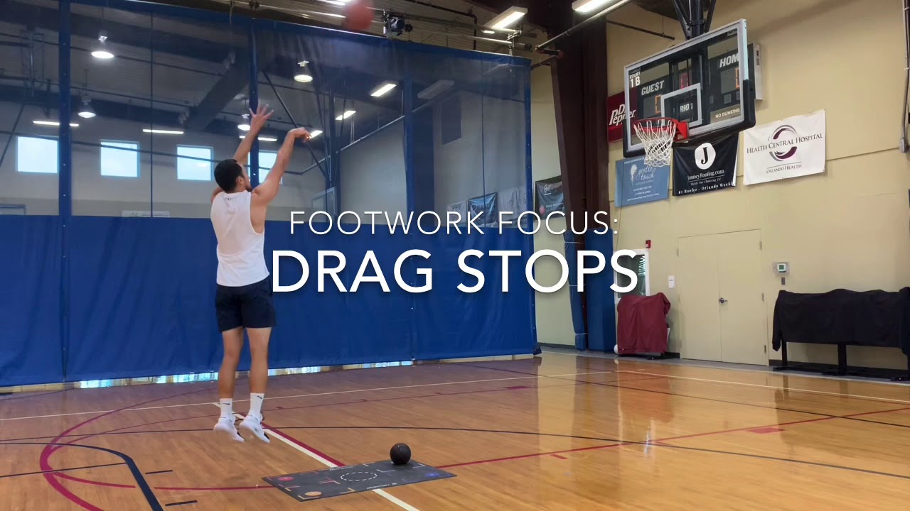 Footwork focus: Drag Stops - Ankle breaking footwork!!! 🔥👣🏀
