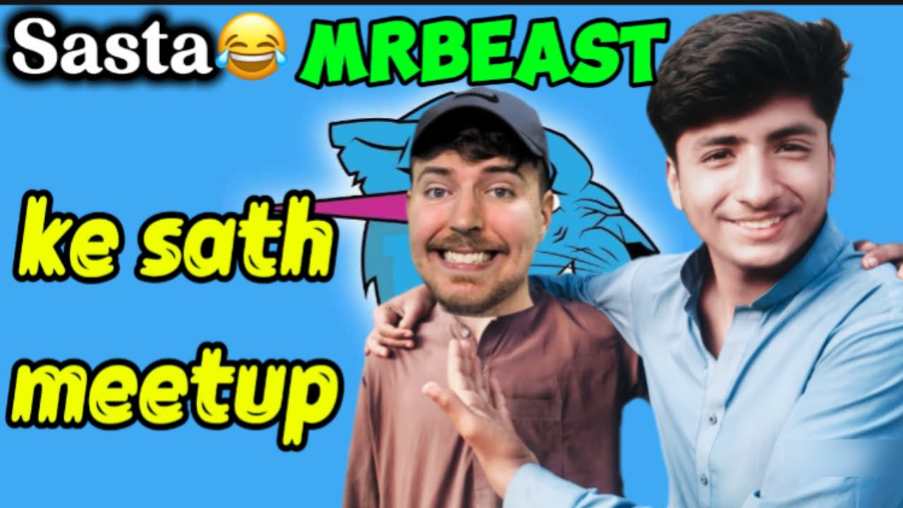 #funny saste😂 mrbeast ke sath meetup# 