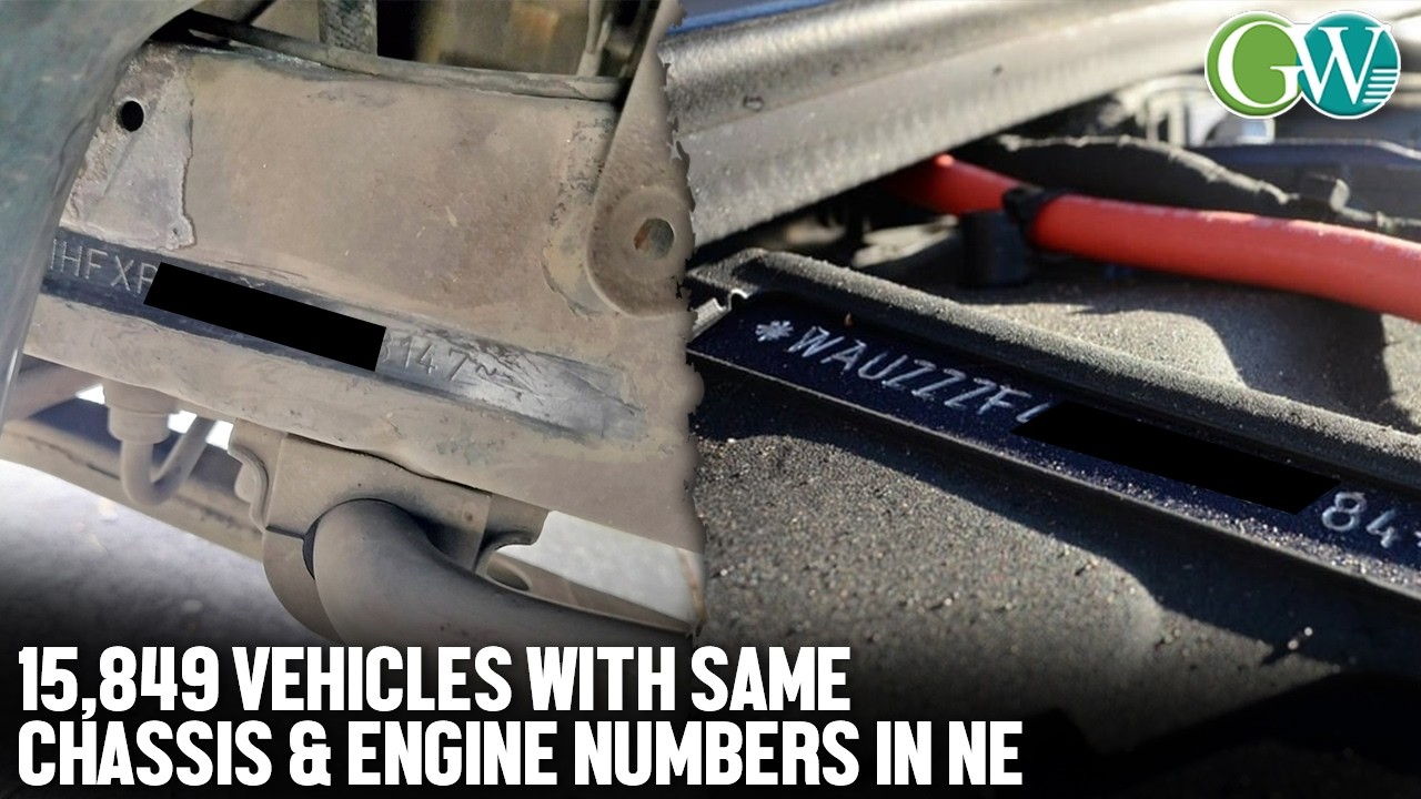 15,849 VEHICLES SHARED IDENTICAL CHASSIS & ENGINE NUMBERS ACROSS NE STATES: CAG