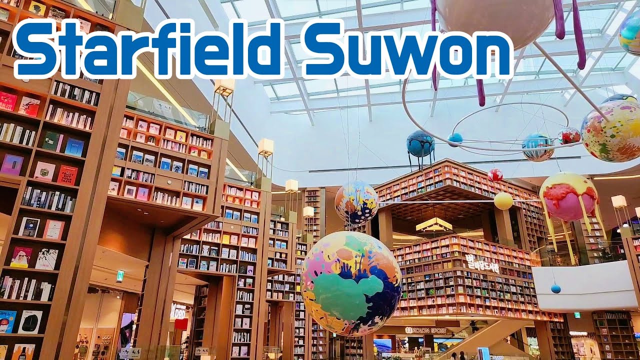 Starfield Suwon - Library, Vinyl Caf&eacute; & More! Ultimate Lifestyle | Gyeonggi-do | viewKorea365 4K HDR
