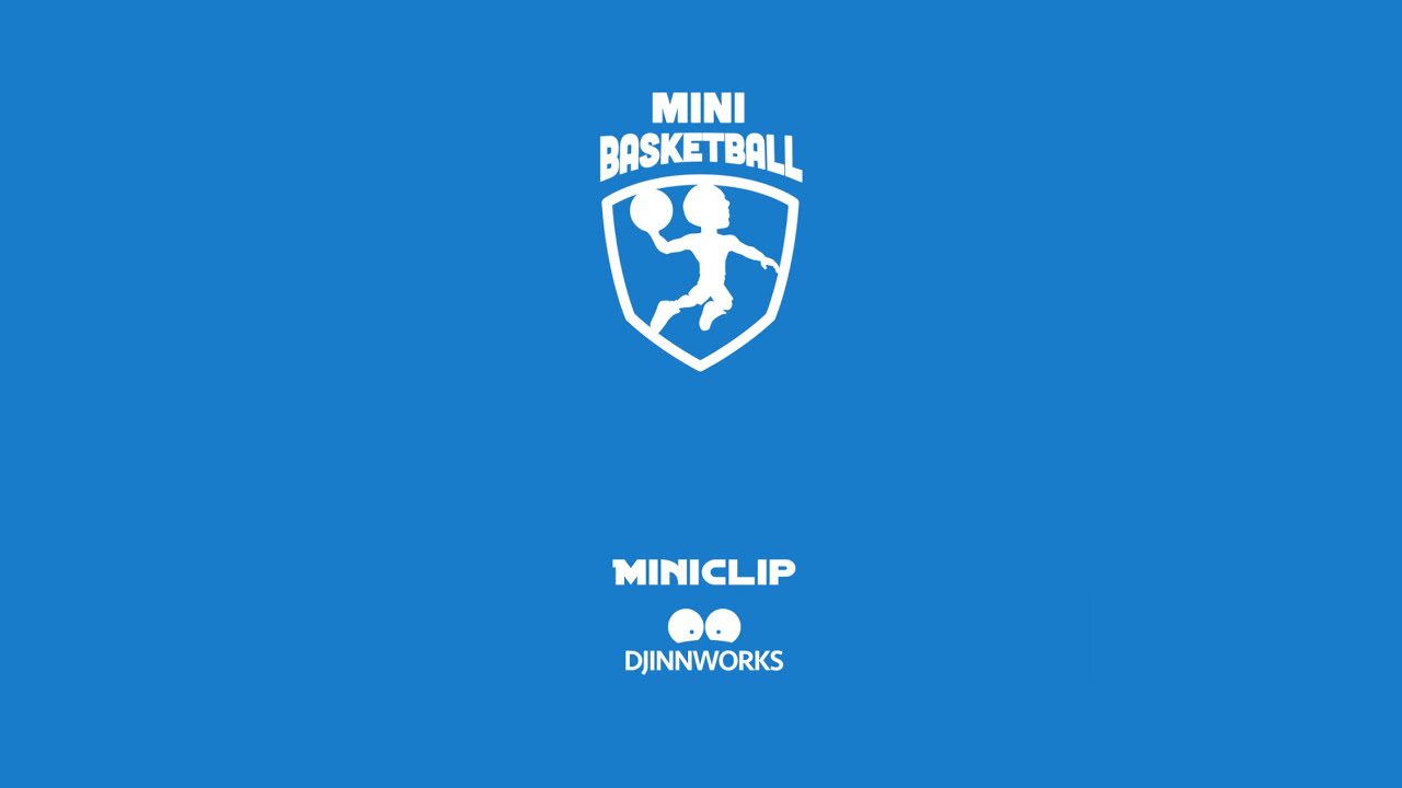 Playing mini basketball 