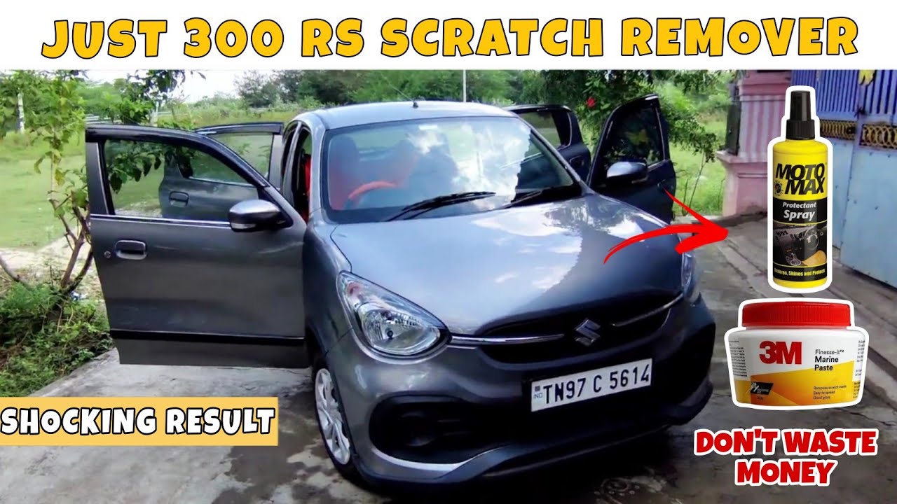 Car scratch remover 😱 | 3M Marine Paste💥 | Car polishing & cotting | Car Detailing Studio 🤔 |