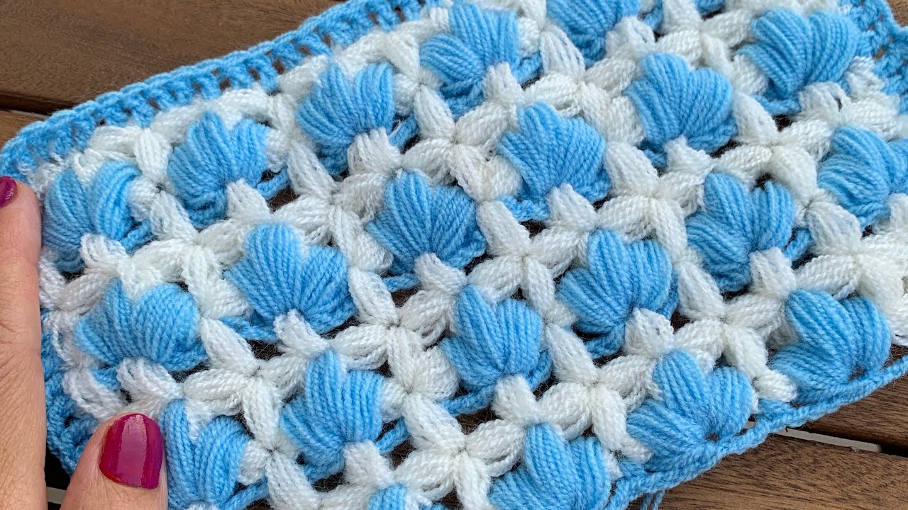İstiridye Lif/ Puff Shell Stitch