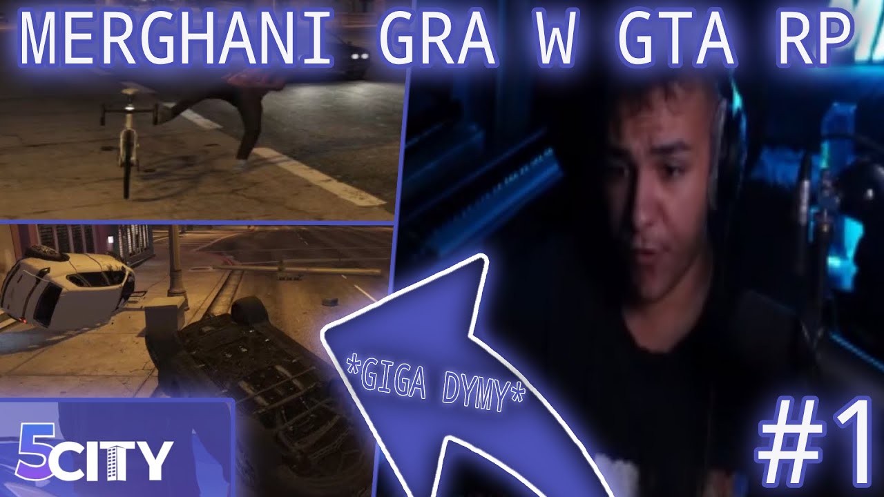 MERGHANI  w GTA RP - NAJLEPSZE MOMENTY #1 (Jerry Smitch - 5city) #merghani #5city
