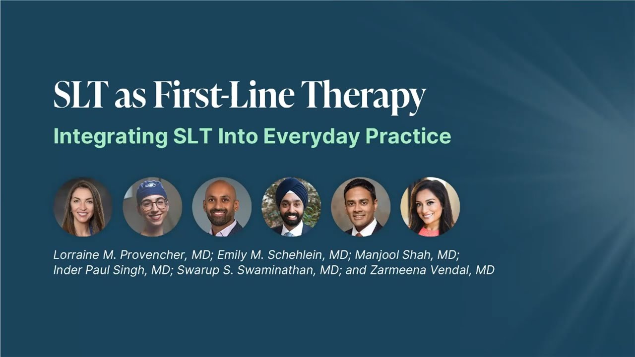 SLT as First-Line Therapy