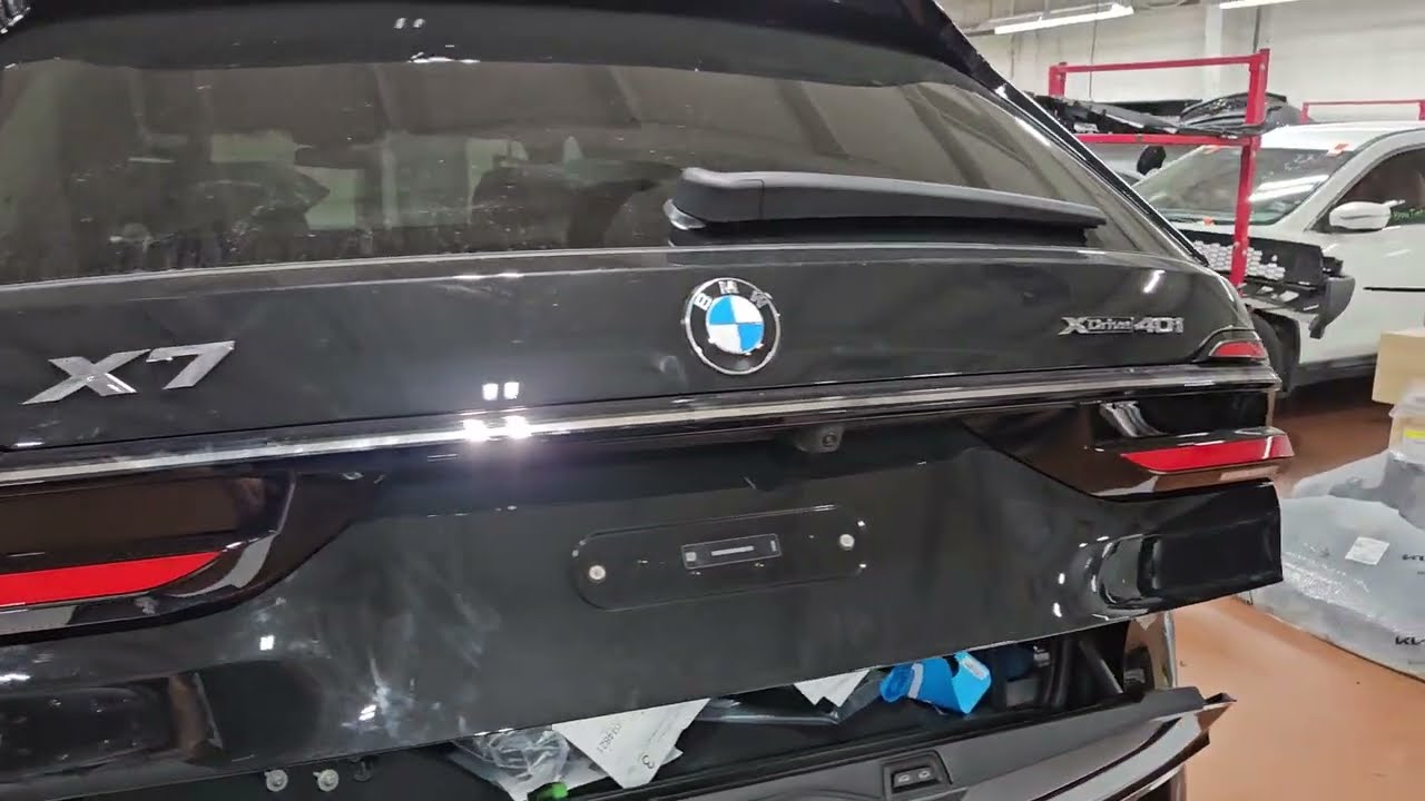 2024 BMW X7 40i rear bumper removal