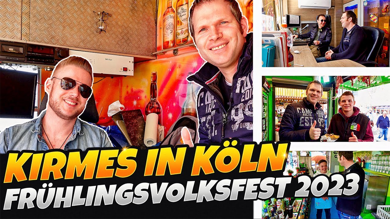 XXL REPORTAGE | Frühlingsvolksfest Köln 2023 | Kirmes auf der Deutzer Werft | 4K/UHD