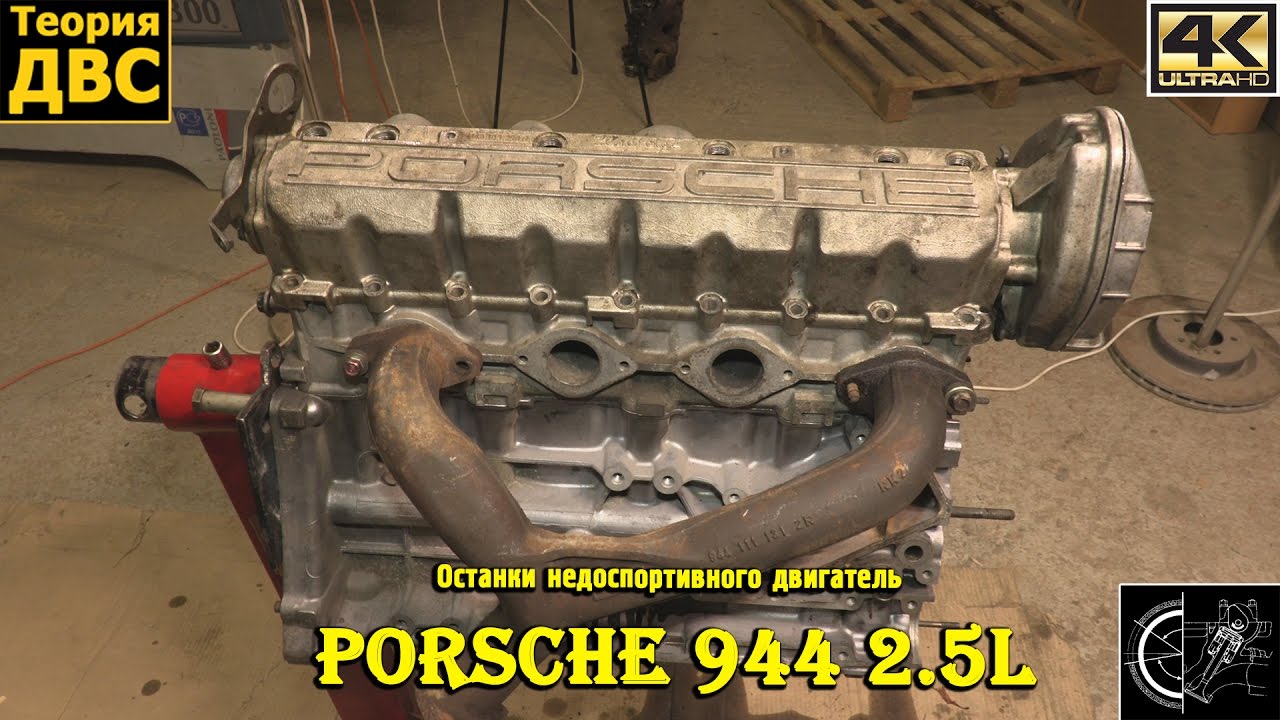 Останки недоспортивного двигателя Porsche 944 2.5L