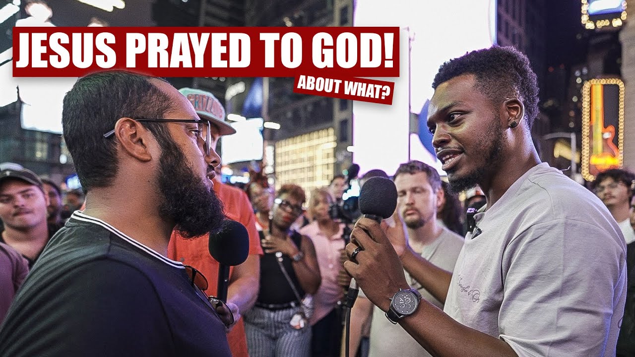 Muslim Confronts Christian About Jesus Being GOD!  | NYC Day 1