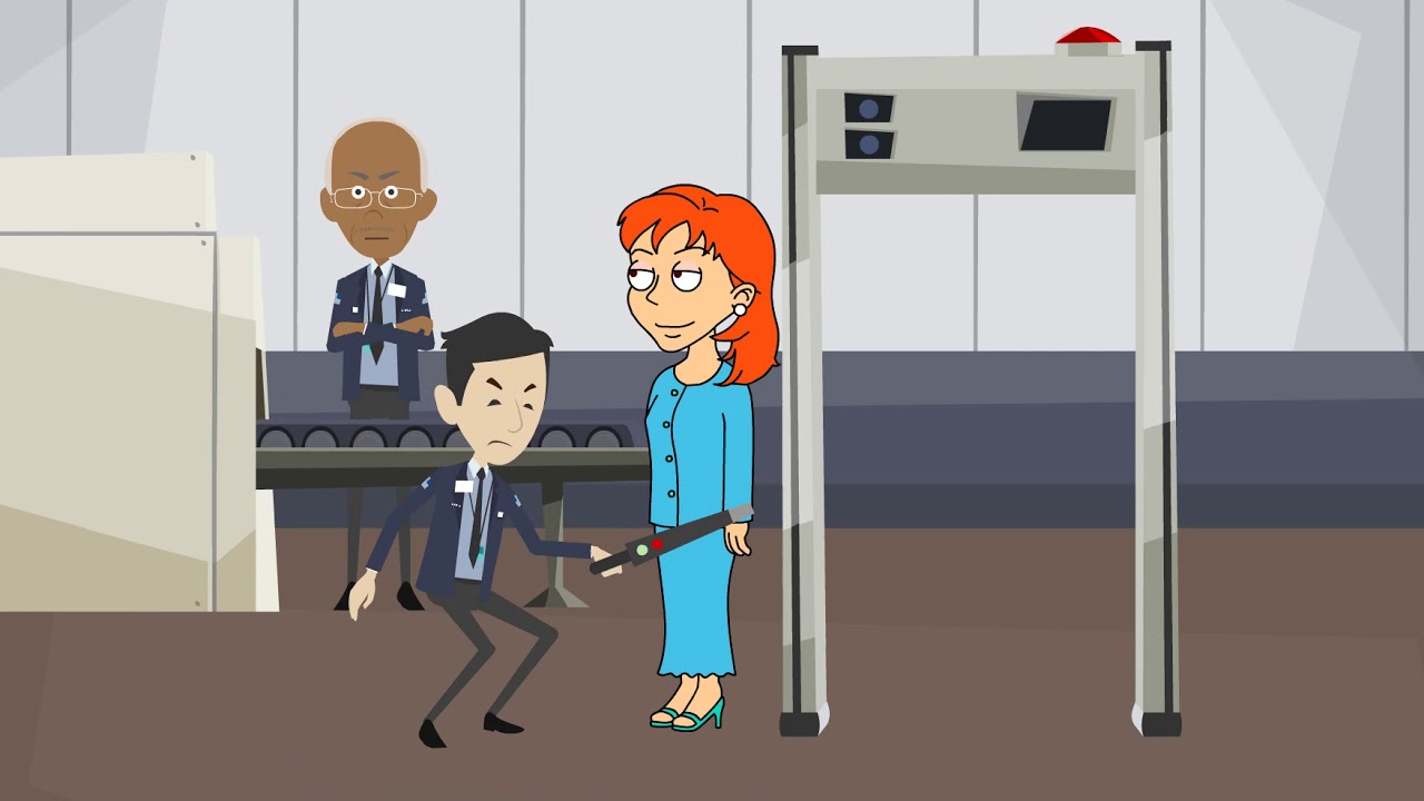 Rosie gets her own trouble at the airport and gets Arrested/Grounded