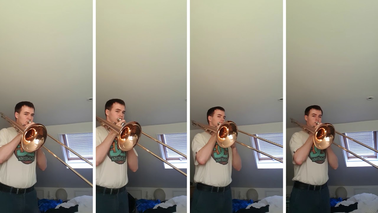 The Girl With the Flaxen hair - Trombone quartet