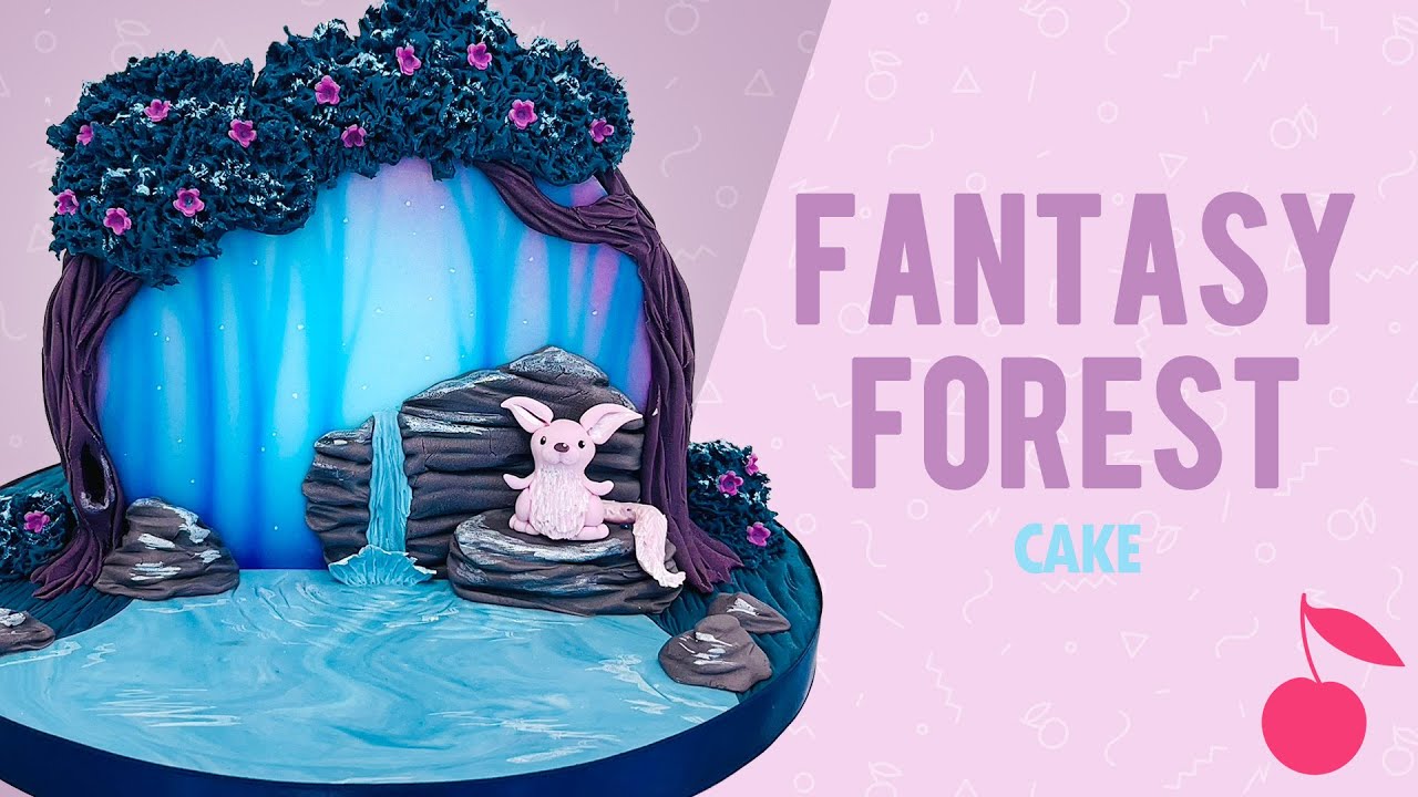 Fantasy Forest Cake Top Forward Cake Tutorial | How To | Cherry School