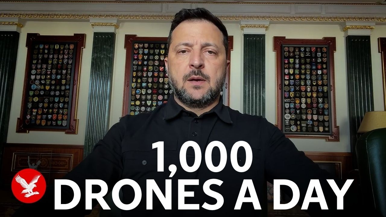Zelensky orders Ukrainian military to hit Russia with &lsquo;1,000 drones a day&rsquo;