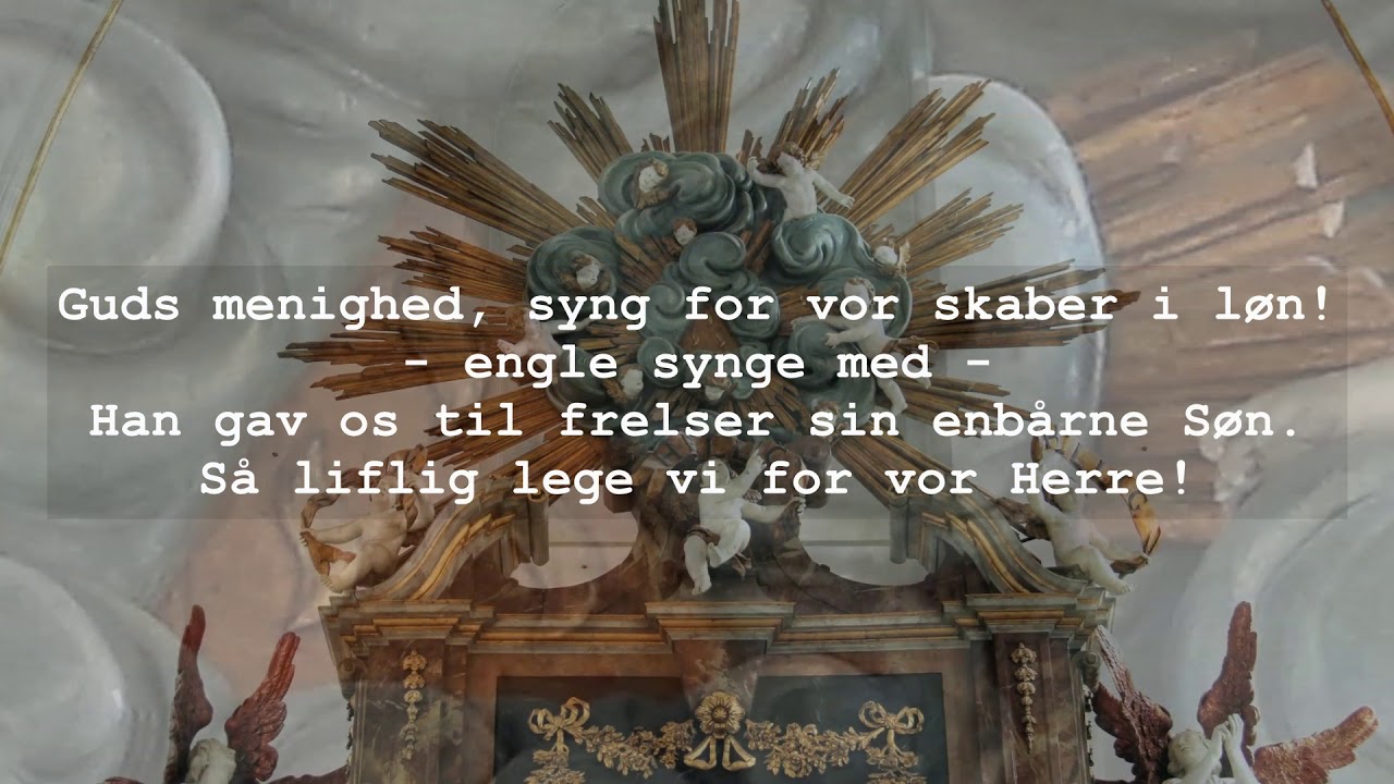 Guds menighed syng fo vor skaber i l&oslash;n