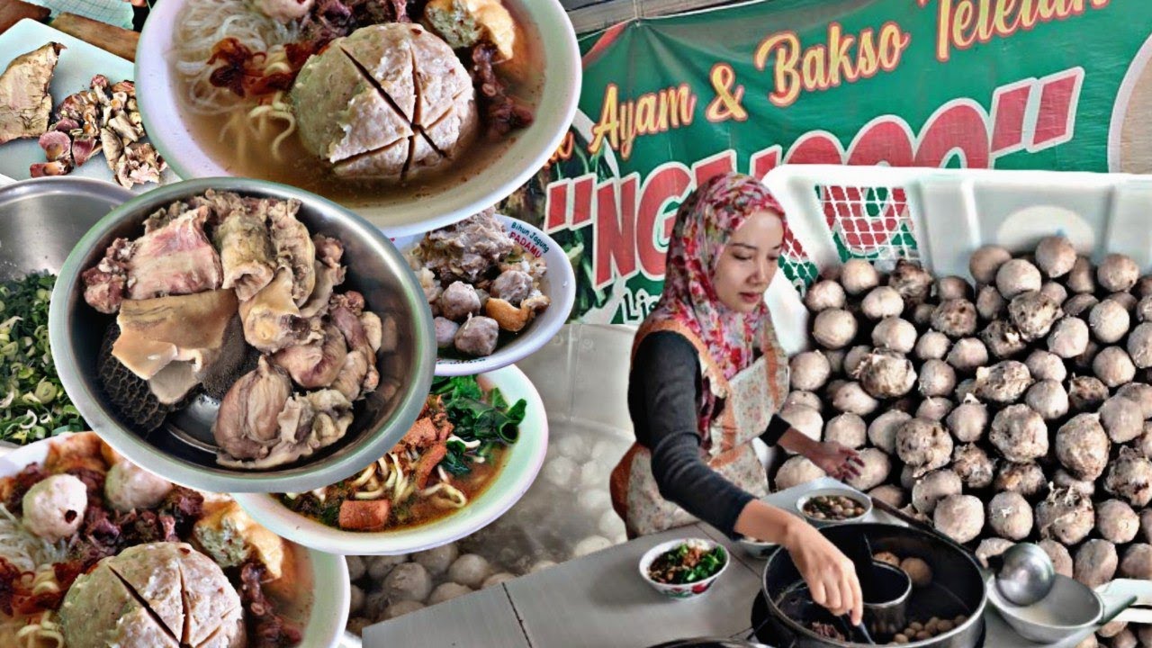 Gilak !! Bakso Tetelan Brutal Porsinya Full Dan Baksonya Bisa Beranak !! Bakso Tetelan Jogja Terenak